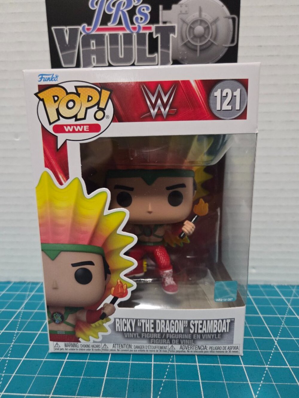 Funko POP WWE Wrestling Ricky The Dragon Steamboat 121 Vinyl Figure